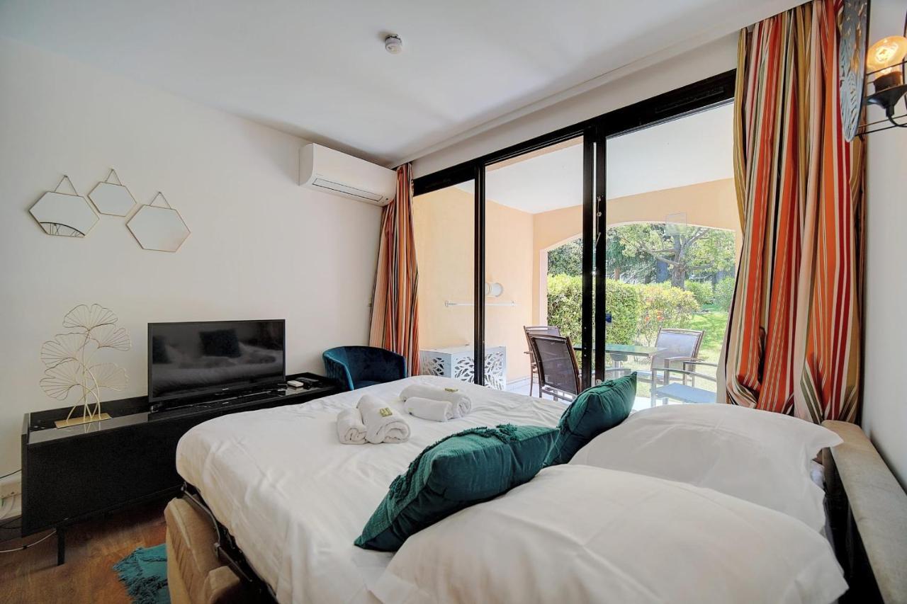 Immogroom - 2 Rooms - Renovated - Pool - Ac - Parking - Garden Cannes Zewnętrze zdjęcie